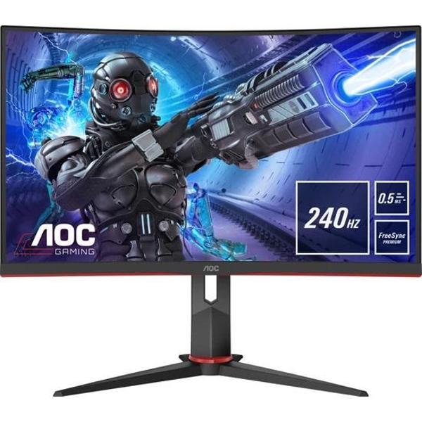 AOC C27G2ZU/BK 27 inc 240Hz 0.5 ms FreeSync FHD Curved Monitör (Ölü Pixel) - Image 1