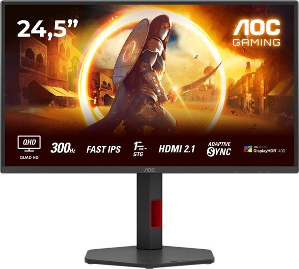 Aoc 24.5" Q25G4SR 0.3ms 300Hz Fast IPS 2K Gaming Monitör(Ölü Pixel) - Image 1