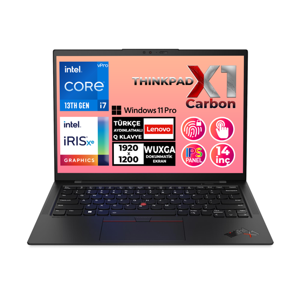 Lenovo ThinkPad X1 Carbon G11 i7-1365U vPro 32GB 512GB SSD 14"WUXGA W11P Touch Laptop 21HMS2SHTX 001 - Image 1