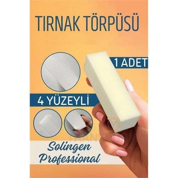 Turk Tırnak Törpü 4 Yüzey Blok Sünger Solingen Professional - Image 1