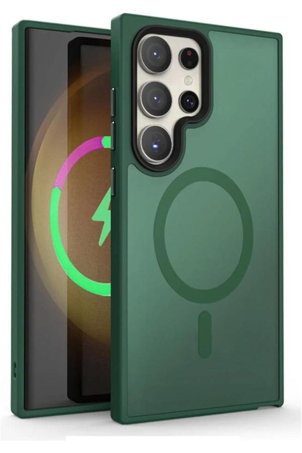Coverzone Galaxy S23 Plus Uyumlu Kılıf Kenarı Renkli Mat Transparan Magsafe Uyumlu New Impact Matte Kılıf - Image 1