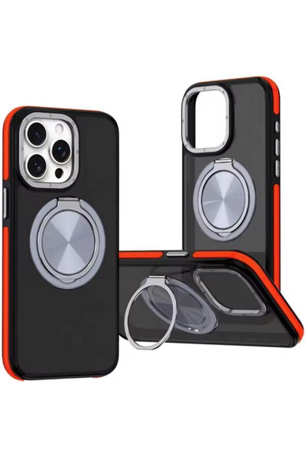 Coverzone İphone 16 Pro Uyumlu Kılıf Magsafe Uyumlu Stand Olabilen 360° Halka Tutuculu Already Case - Image 1