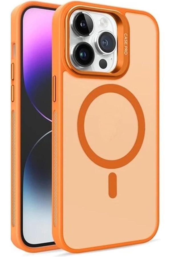 Coverzone İphone 15 Plus Uyumlu Kamera Lens Aparatlı Stand Olabilen Magsafe Uyumlu  Magnetic - Image 1