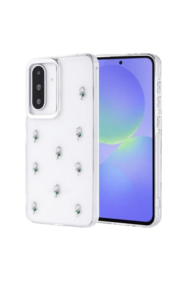 Coverzone Samsung Galaxy A56 Uyumlu Kılıf Airbag Köşeli Şeffaf Baskılı Z-Kutup - Image 1