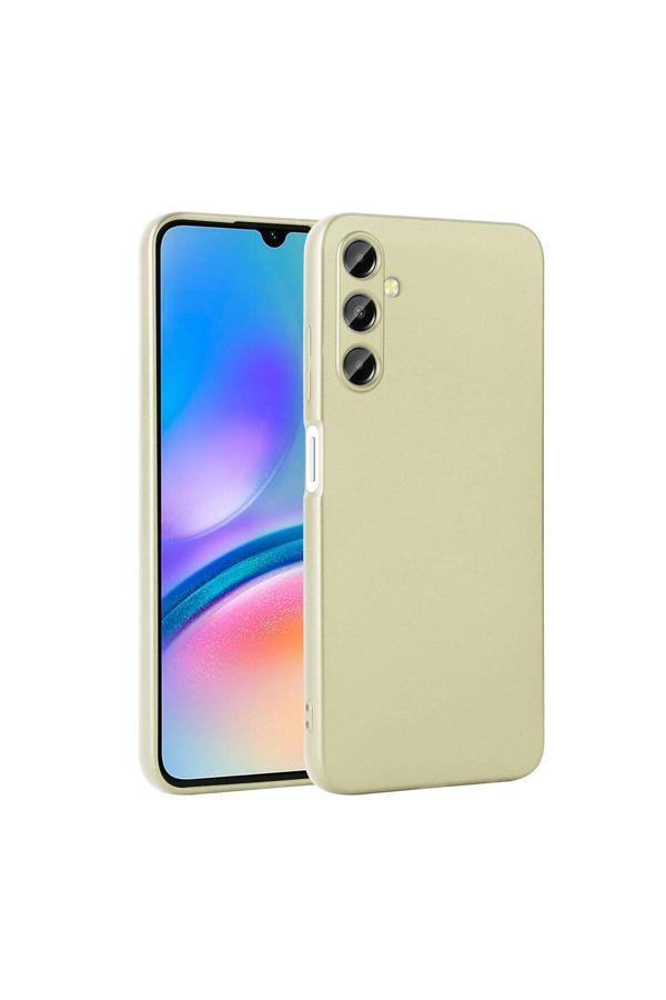 Coverzone Galaxy A05S Uyumlu Kılıf Z- Premier Silikon Soft Pürüzsüz Yüzey Kapak Gold - Image 1