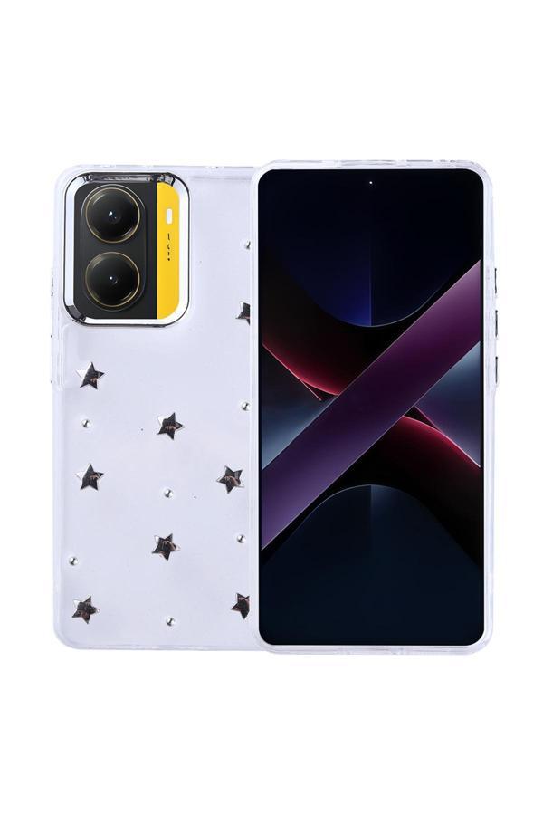 Coverzone Xiaomi Poco X7 Pro Uyumlu Kılıf Airbag Köşeli Şeffaf Baskılı Z-Kutup - Image 1