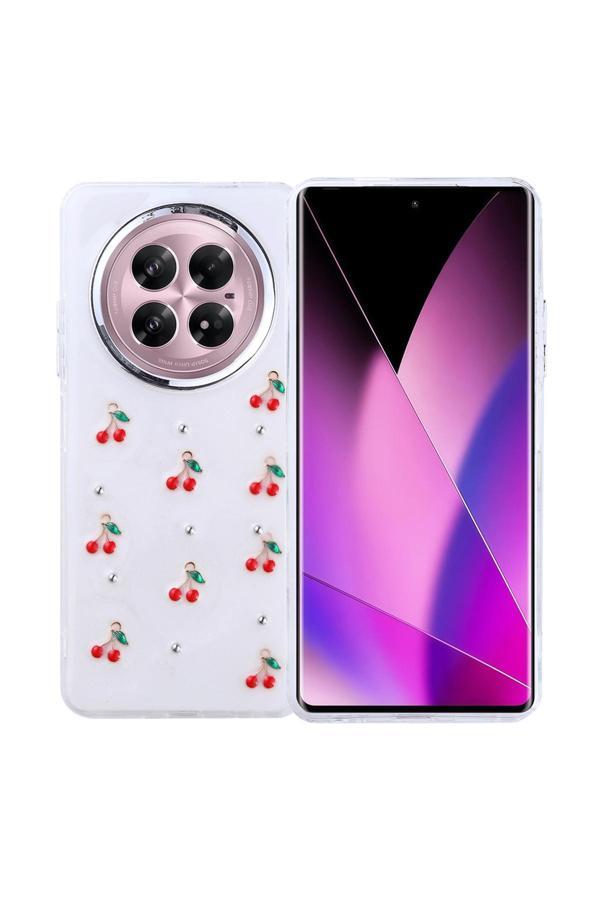 Coverzone İnfinix Zero 40 5G Uyumlu Kılıf Airbag Köşeli Şeffaf Baskılı Z-Kutup - Image 1