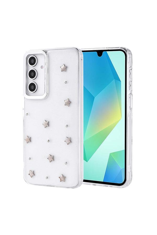 Coverzone Samsung Galaxy A26 Uyumlu Kılıf Airbag Köşeli Şeffaf Baskılı Z-Kutup - Image 1