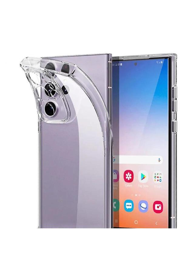 Coverzone Galaxy S24 Ultra Uyumlu Kılıf Transparan Glasselegance Tpu Tam Koruma Arka Kapak Şeffaf Renk - Image 1
