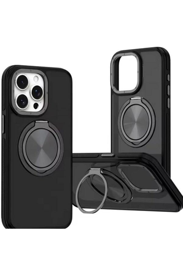Coverzone İphone 16 Pro Uyumlu Kılıf Magsafe Uyumlu Stand Olabilen 360° Halka Tutuculu Already Case - Image 1