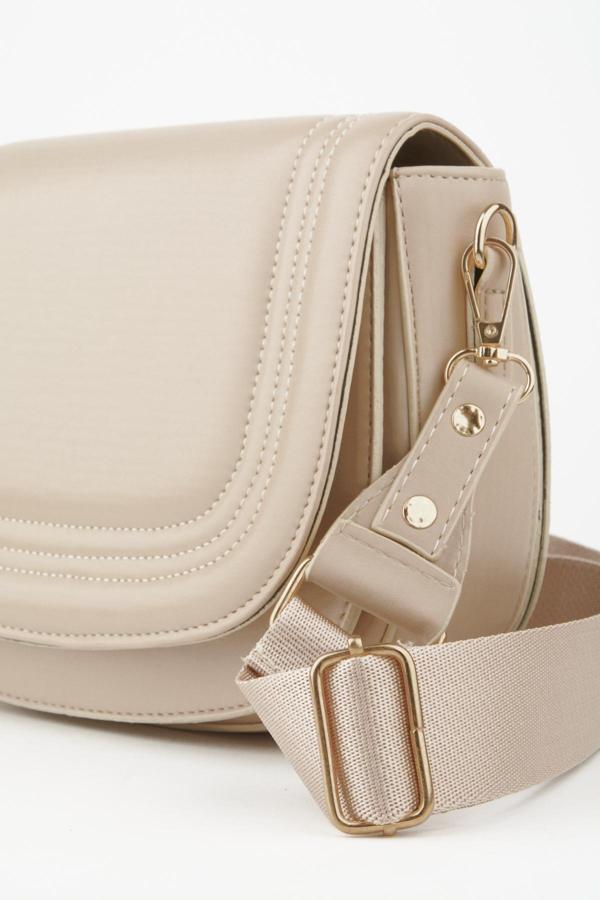 Bahar Kadın Vizon 5 Bölmeli Astarlı Kapaklı Çıt Çıt Kapama El Kol ve Omuz Çantası - Image 1