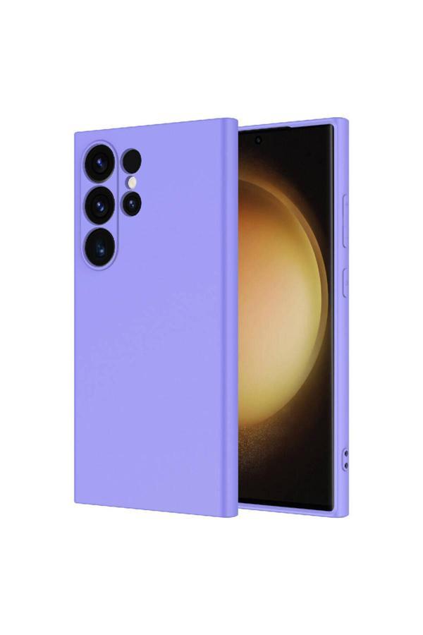 Coverzone Samsung Galaxy S24 Ultra Uyumlu Kılıf Kadife Iç Yüzey Silikon Z-Mara Lansman Vieri Kılıf - Image 1