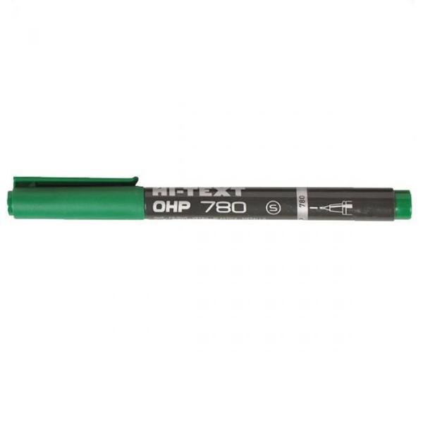 Hitext Asetat Kalemi S Yeşil 12 Li 780SY (1 Paket 12 Adet) - Image 1