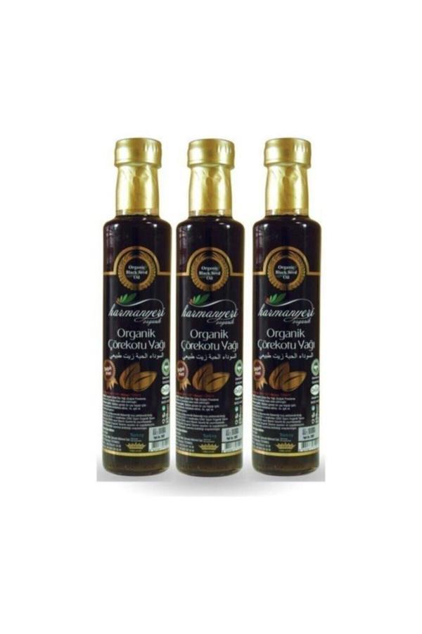 Harmanyeri Organik Çörekotu Yağı 250 Ml 3 Adet - Image 1