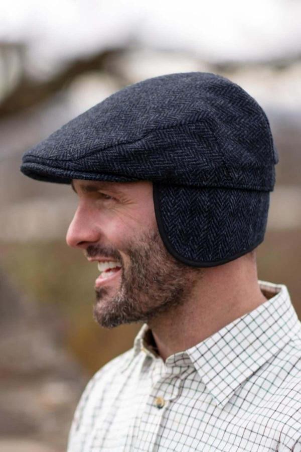 Külah Erkek Kışlık Kasket Premium Kulaklı Yün Driver Şapka - Image 1