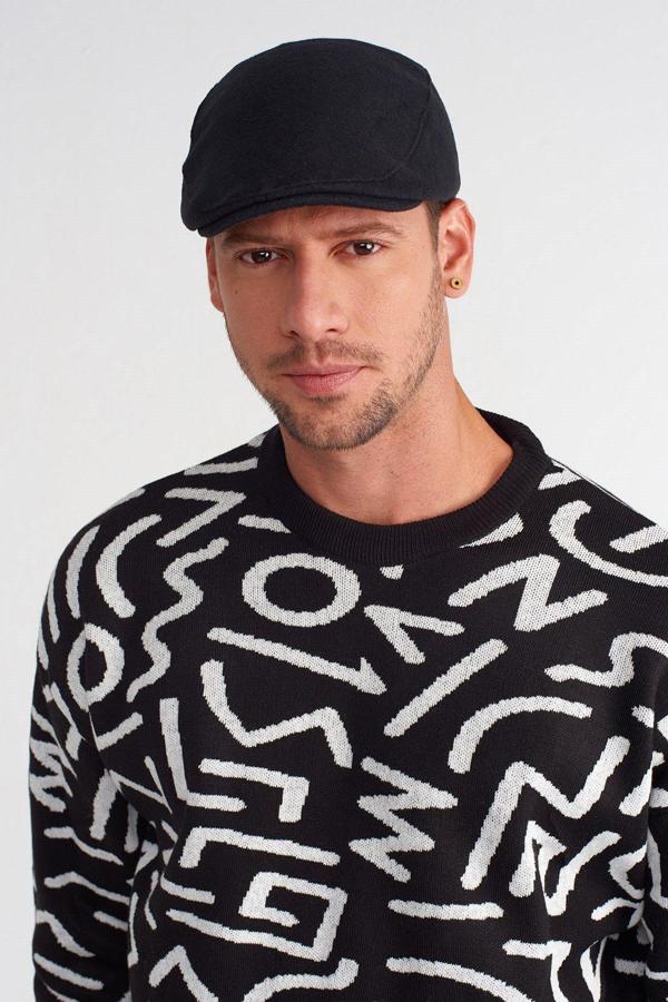 Külah Erkek Yün Flat Cap Kasket Peaky Blinders Şapka - Image 1