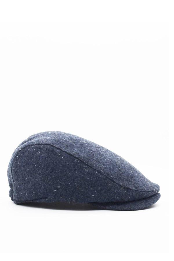 Külah Erkek Şapka Kışlık Tüvit Kumaş Flat Cap Kasket - Image 1