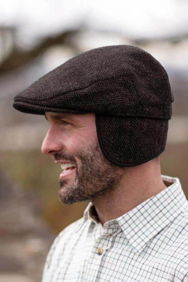 Külah Erkek Kışlık Kasket Premium Kulaklı Yün Driver Şapka - Image 1