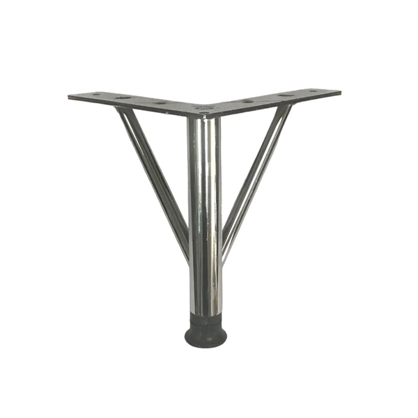 Firkete Ayak Metal 25 cm Krom Mobilya Koltuk Ayağı  - Image 1