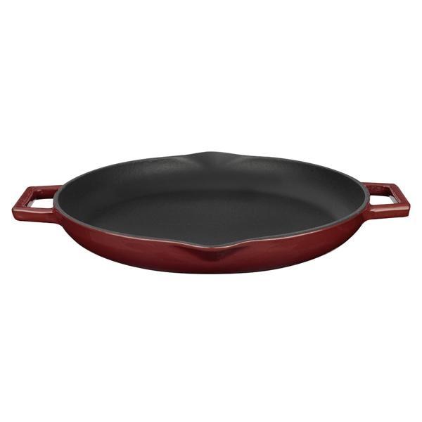 Yuvarlak Kızartma Tavası Döküm Demir Yekpare Çift Kulplu Çap(Ø)30cm. - Image 1