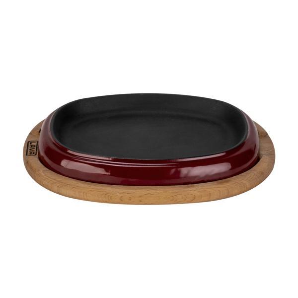 Oval Fajita Tabağı Kayın Servis Ahşabı Ölçü 26x19cm. - Image 1