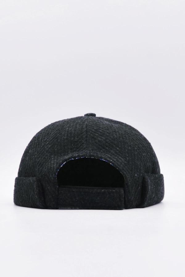 Külah Kasket Etnik Desen Kısa Docker Şapka Vintage Cap - Image 1