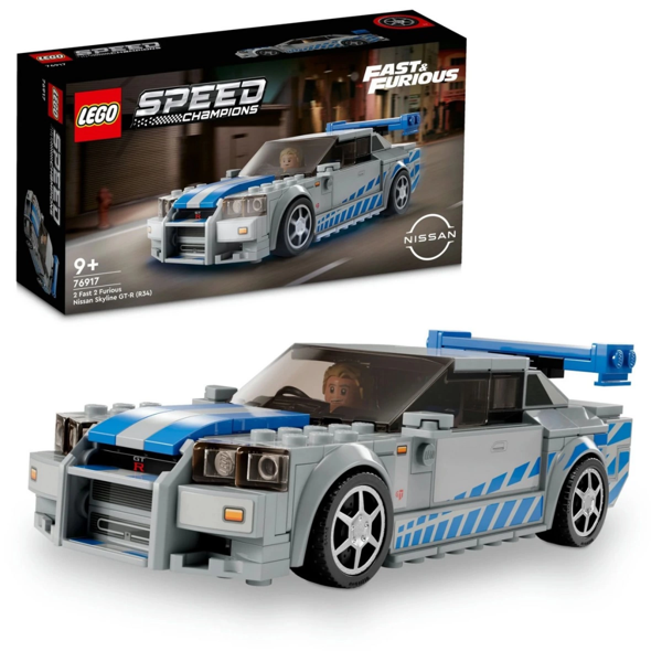 LEGO Speed Champions 2 Fast 2 Furious Nissan Skyline GT-R (R34) 76917 - Image 1
