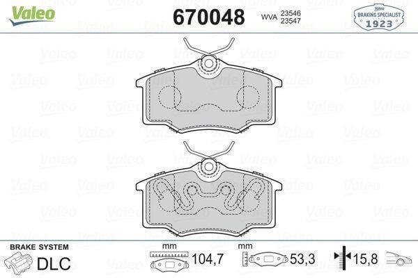 FREN BALATASI ÖN CORSA 1.4 1.7D 9903 - Image 1