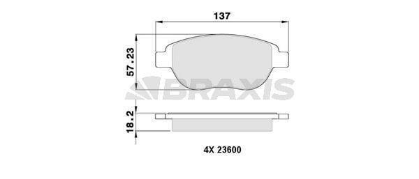 ON FREN BALATASI CITROEN C3 II C4 XSARA BERLINGO 00 PEUGEOT 1007 207 307 206 00 FIAT DOBLO 06 GEE - Image 1