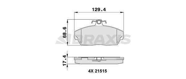 ON FREN BALATASI HONDA CIVIC 2001 2006 EURO CIVIC 1996 1999 ROVER 200 400 1996 2000 TATA GAZELLE 94- - Image 1