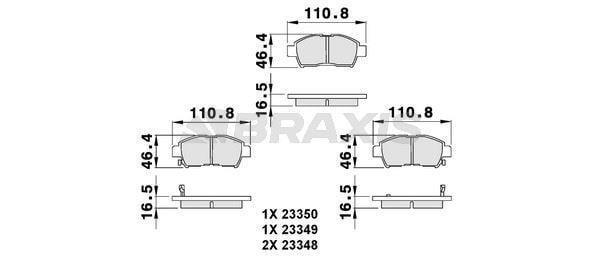 ON FREN BALATASI TOYOTA YARIS 99-05 COROLLA VERSO VVTI 2001- - Image 1