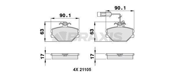 ON FREN BALATASI TEMPRA 1,6 TIPO 1,4 1,6 - Image 1