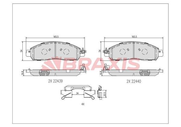 ON FREN BALATASI NISSAN NAVARA D23 KASA 2.3 4×4 2015- - Image 1