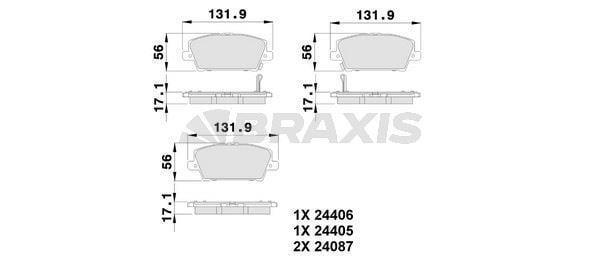 ON FREN BALATASI HONDA CIVIC HATCBACK 2006- CIVIC SEDAN 2012- - Image 1
