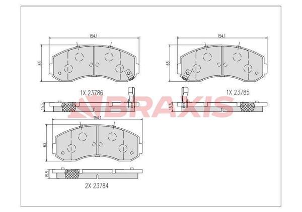 ON FREN BALATASI BONGO 97- K2500 02- K2700 98- ASIA HI-TOPIC 93-99 - Image 1