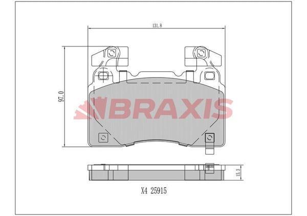 ON FREN BALATASI 18'' OPEL INSIGNIA B 17 - Image 1