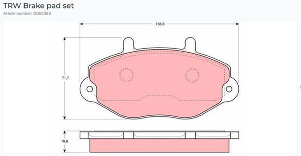 ON FREN BALATASI TRANSIT T15 9300 - Image 1