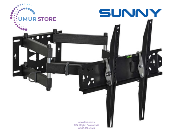 Sunny SN65FMN252 65" Inç HD Smart WebOS LED TV Hareketli Televizyon Duvar Askı Aparatı - Image 1