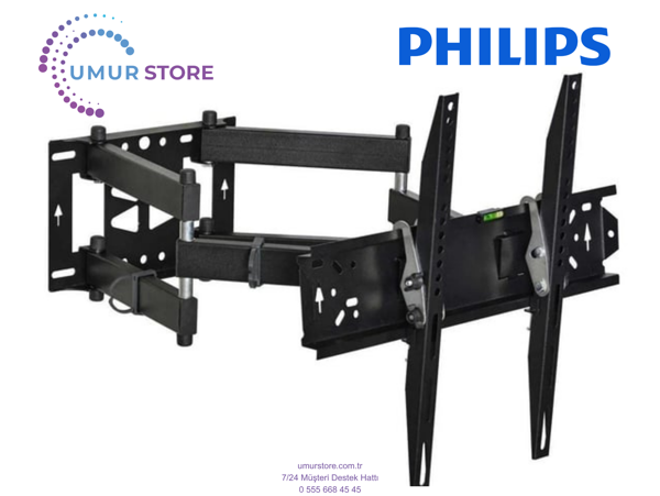 Philips 65PUS7009/62 65" inc 4K Ultra HD Smart LED TV Hareketli Televizyon Duvar Askı Aparatı - Image 1
