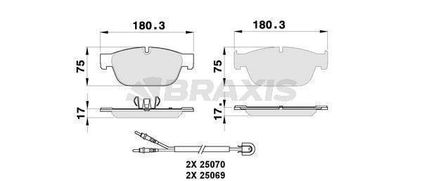 ON FREN BALATASI C5 C6 P407 2.2HDI 16V / 3.0HDI 24V 94 / 09 P308 RCZ P508 EP6CDTX1.6 07 / 10 P407 - Image 1