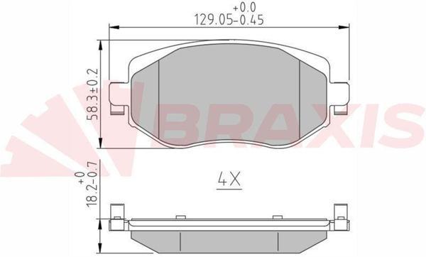 ON FREN BALATASI RENAULT MEGANE IV  1.2 Tce 1.3 Tce 1.5 dCI 1.6 16V 2016 - Image 1