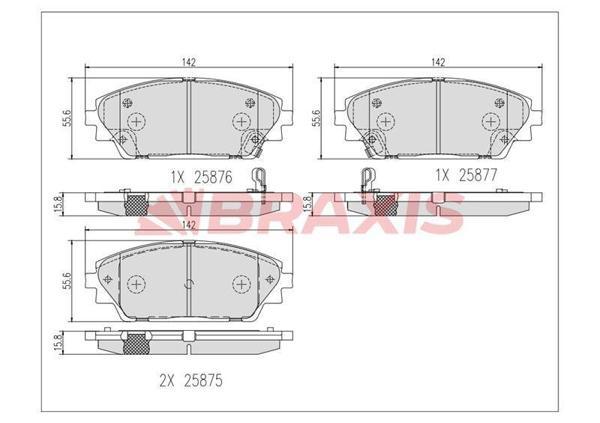 FREN BALATASI ON MAZDA CX 3 15- MAZDA 3 13- - Image 1