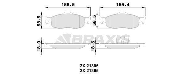 ON FREN BALATASI SCORPIO 9298 MONDEO 1.6 / 1.8 / 2.0 / 1.8TD / 2.4 / 2.5TD 9300 GRANADA 9294 COUG - Image 1