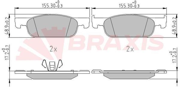 FREN BALATASI ON (TK) CLIO IV 12 LOGAN II 12  SANDERO II 12 KALIN TIP - Image 1