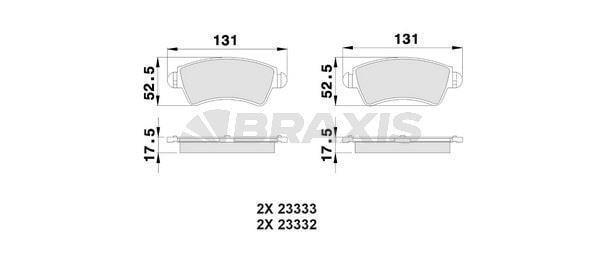 ON FREN BALATASI P206 GTI EW10J4 (2.0 16V) TU5JP4 (1.6 16V) P306 XSARA 1.6 8V 1.9 (CELIK SEGMANLI) - Image 1