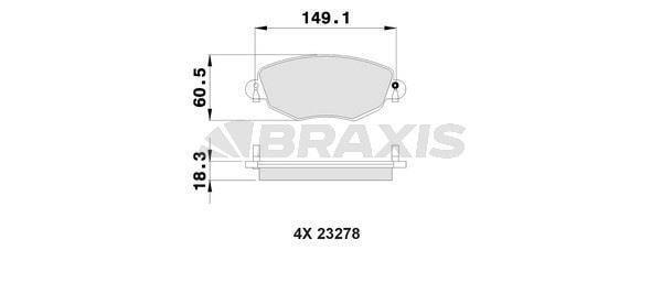 ON FREN BALATASI MONDEO III 0007 JAGUAR X TYPE 0409 - Image 1