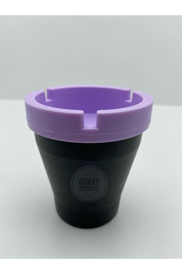 Gk Home Kokusuz Küllük Oto Araç Ev Küllüğü Yuvarlak Tekli Karışık Renkli - Image 1
