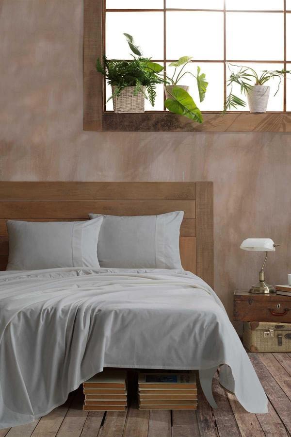 Elart Ranfors Çarşaf Seti Gümüş - Image 1