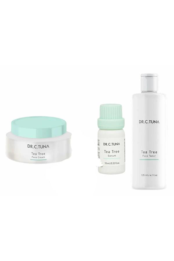 Dr.C.Tuna Çay Ağacı Yağı Yüz Kremi Çay Ağacı Yağı Tonik Çay Ağacı Yağı Serum - Image 1