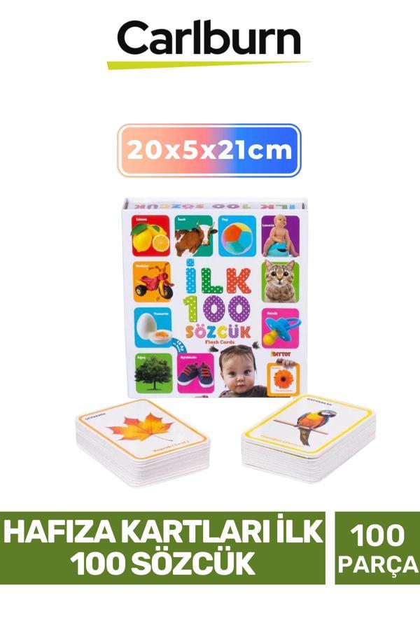 Özel Üretim Eğitici Zeka Geliştirici Öğretici El Göz Koordinasyonu Hafıza Kartları İlk 100 Sözcük - Image 1